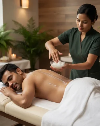 Coconut Oil Massage